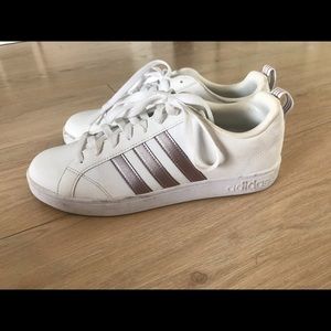 Rose gold adidas size 9